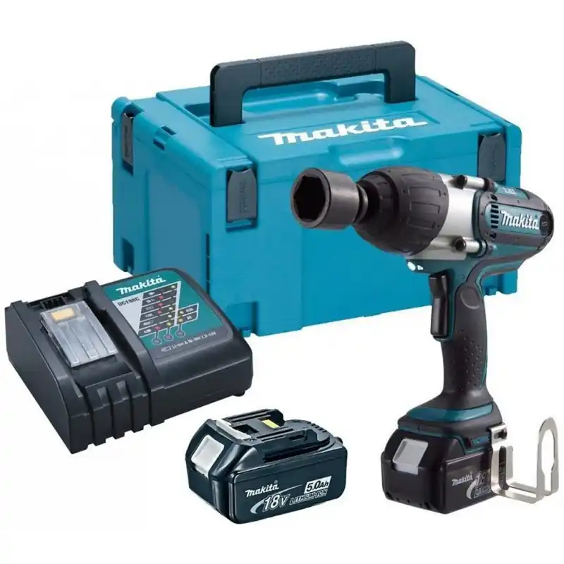 Makita DTW450RTJ Akku-Schlagschrauber 1/2" Li-ion LXT 18V/5,0Ah, Makpac Begrenztes Angebot