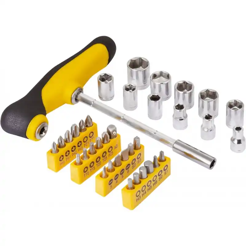 FIELDMANN FDS 1017-37R T-Schraubendreher + Bits 50004033 Highlight