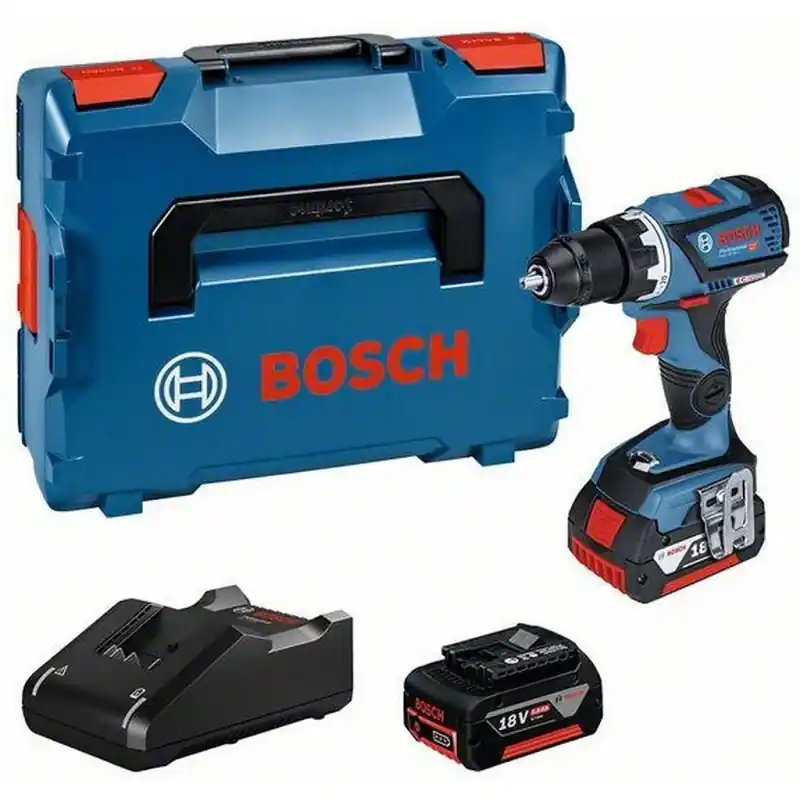 Highlight BOSCH GSR 18V-60 C Bosch Akku-Bohrschrauber mit 2x 5.0Ah, Ladegerät in L-Boxx 06019G110D