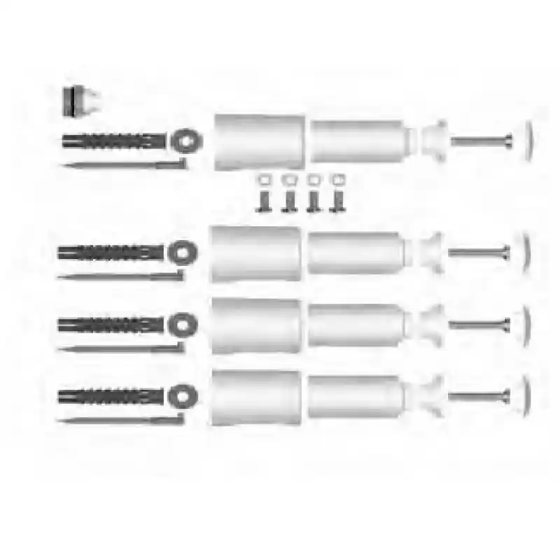 Kermi-Montageset B20-R, B20-R M weiß ZB02220001 Preisreduziert