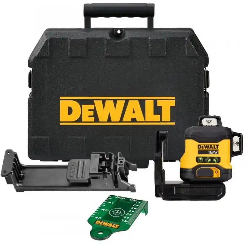 Preis Gesenkt DeWALT DCLE34031N-XJ Akku Green Autonive Laser Level 3x360 XR (18V/bez aku) Koffer