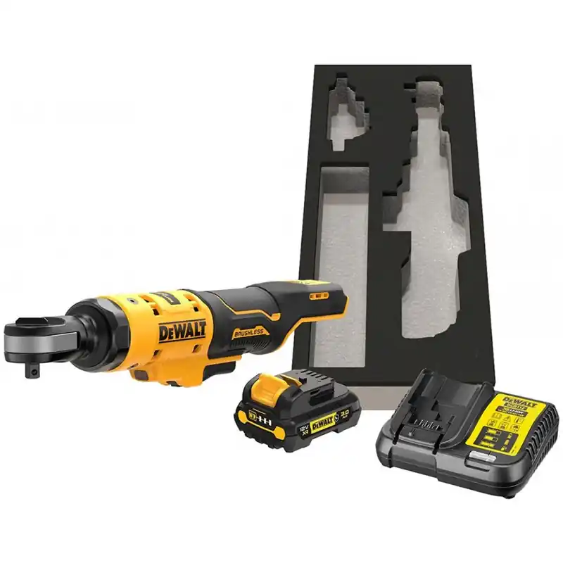 Schnäppchen DeWALT DCF503L1G-QW Akku-Ratschenschrauber 3/8" XR (12V/1x3,0Ah)