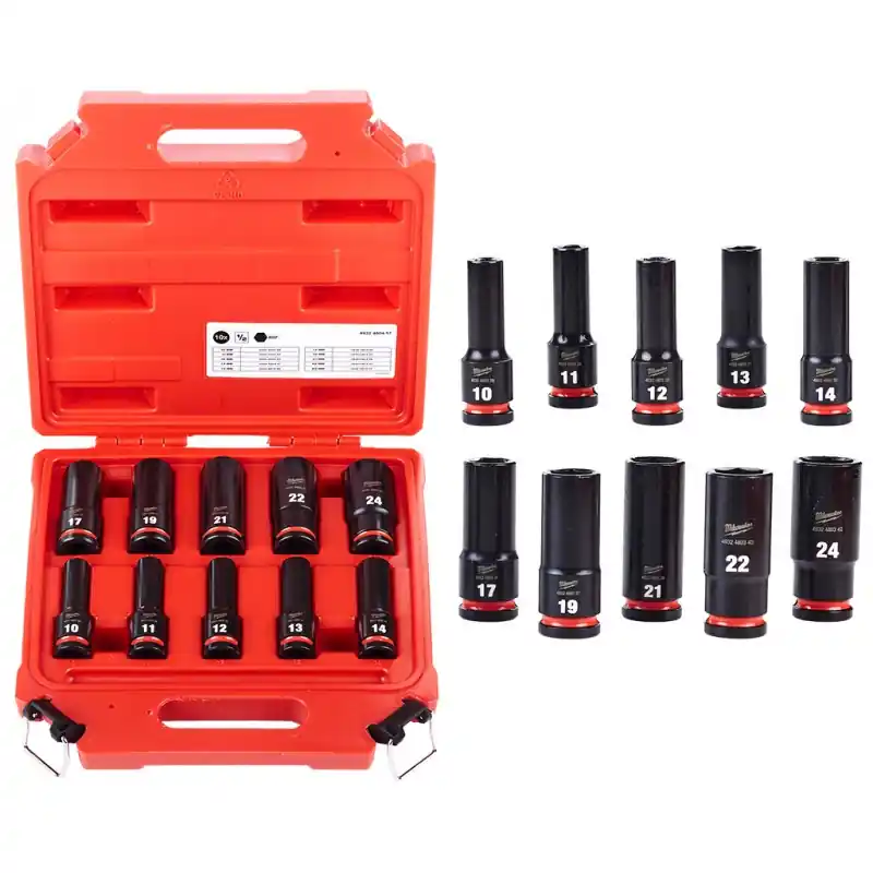 Direktkauf Milwaukee Schlagnuss-Set (1/2") 10 stück 4932480457