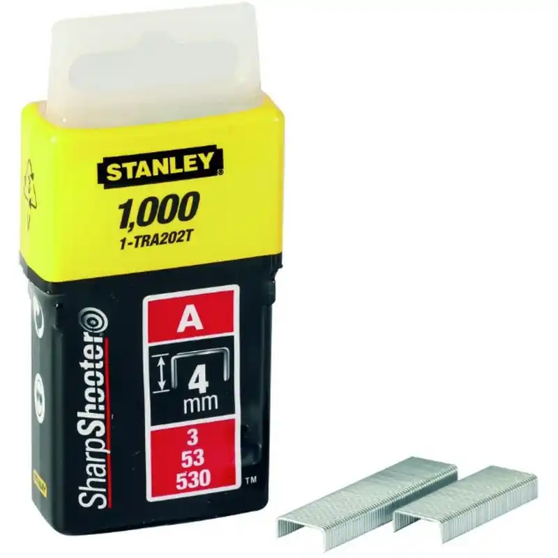 Stanley 1-TRA202T Klammern Typ A 5/53/530, 4mm, 1000 Stück Jetzt Kaufen