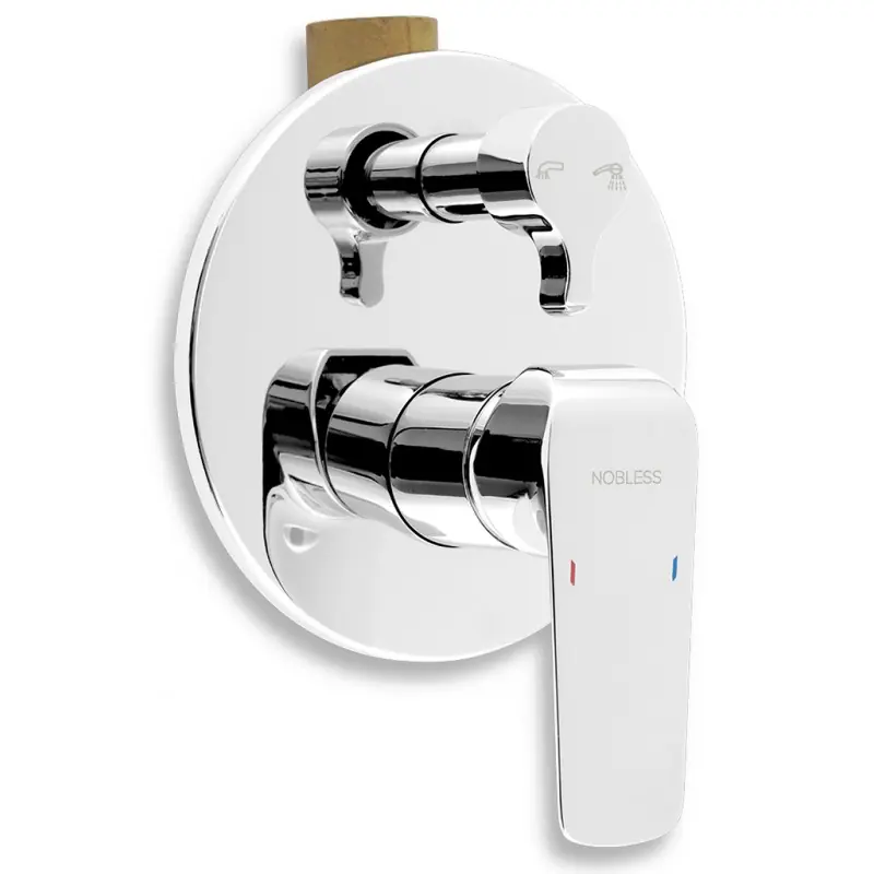 Heißes Angebot NOVASERVIS NOBLESS TINA Wannenarmatur-Unterputz mit Umschalter, Chrom 38050R,0