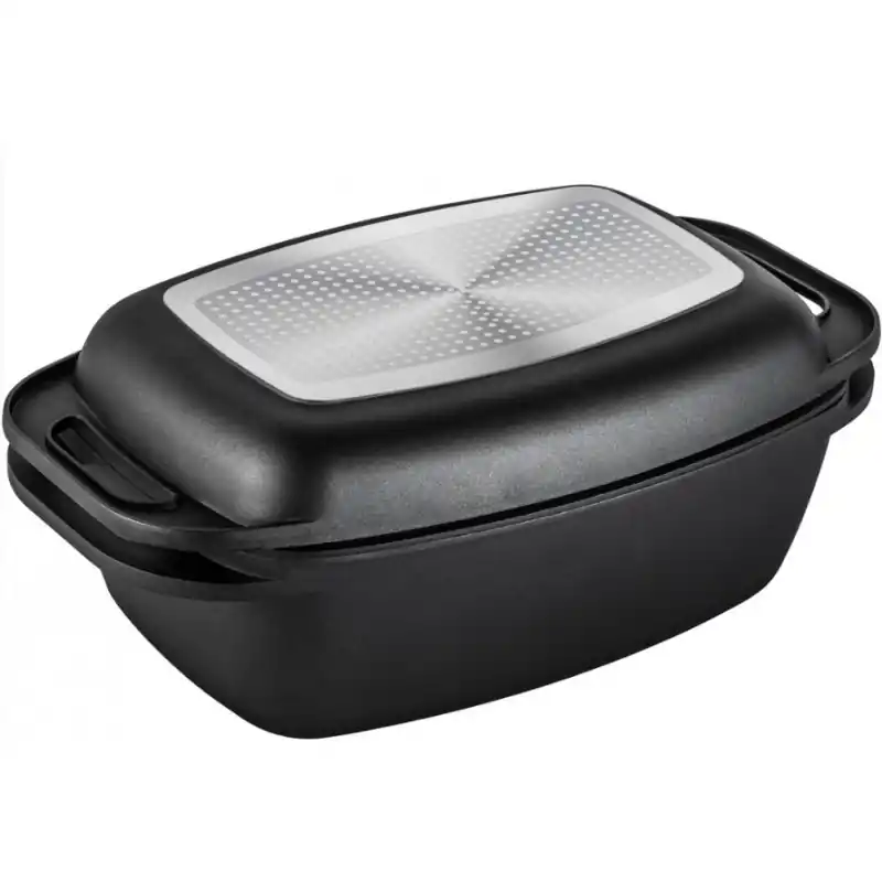 Sale LAMART LT1105 Double Bräter 9 L + 3 L
