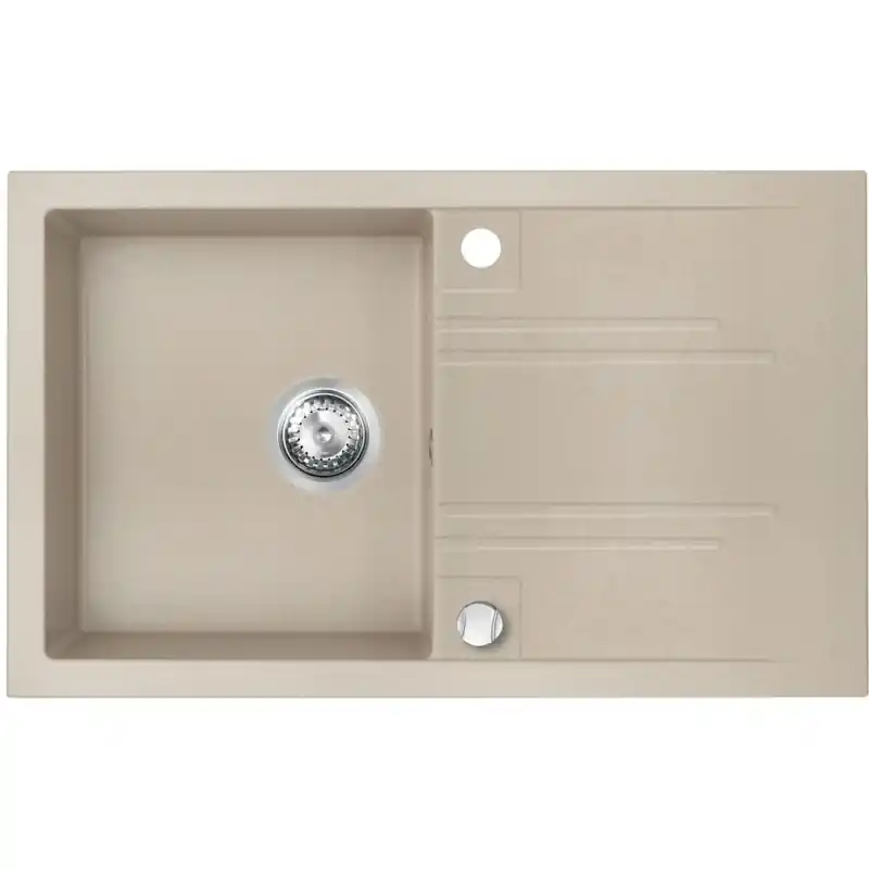 Highlight FERRO MEZZO II Granitspüle, 780x480mm, Sand DRGM48/78SA