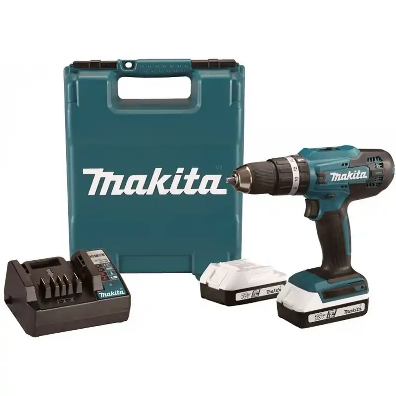 Makita HP488D002 Akku-Schlagbohrschrauber 2x akku Li-ion 18V/1,5Ah G Preis Gesenkt