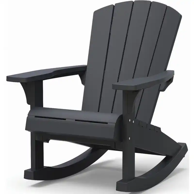Abverkauf KETER ROCKING ADIRONDACK Schaukelstuhl, 92 x 80,5 x 100,5 cm, graphit 17211446