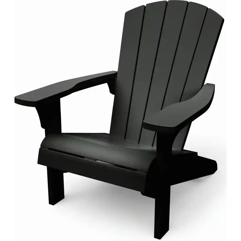 Günstig KETER TROY ADIRONDACK Gartenstuhl, 93 x 80,5 x 96,5 cm, graphit 17208310