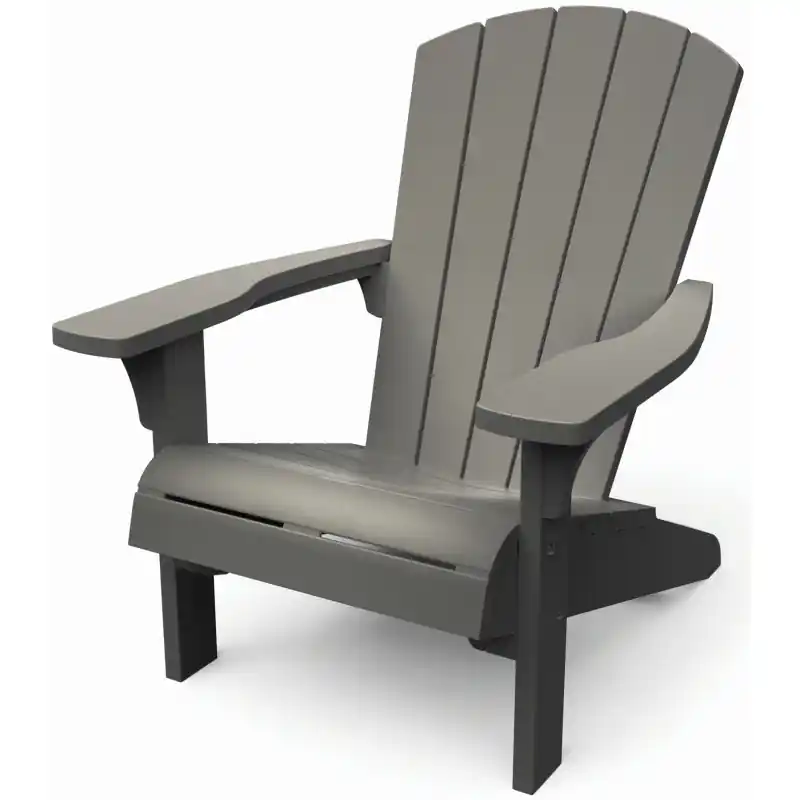 Super-Preis KETER TROY ADIRONDACK Gartenstuhl, 93 x 80,5 x 96,5 cm, hellgrau 17208310
