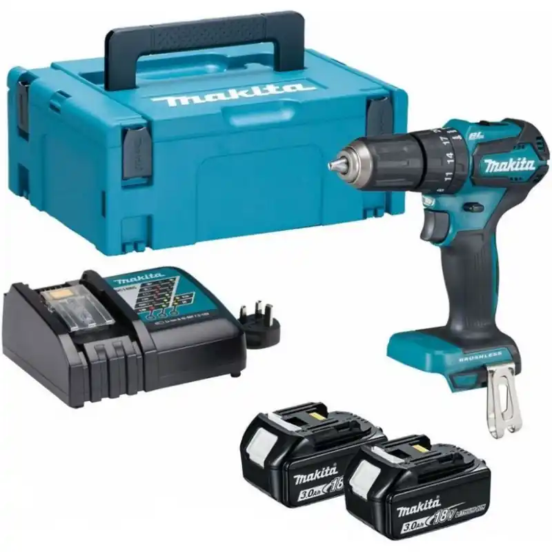 Makita DHP485RAJ Akku-Schlagbohrschrauber Li-ion LXT (2x2,0Ah/18V) Makpac Billig