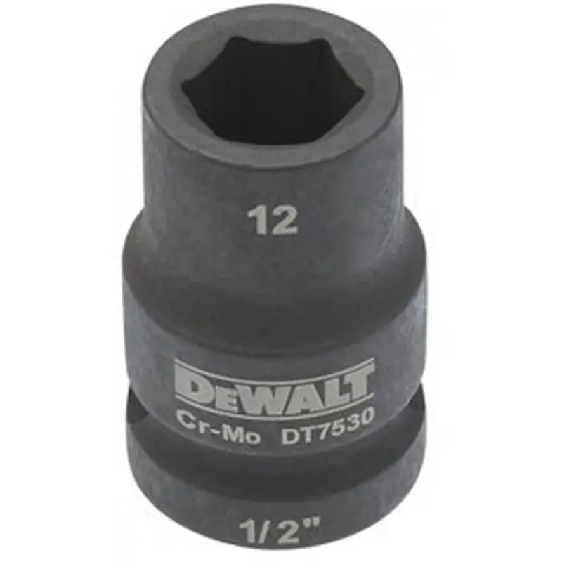 Solange Der Vorrat Reicht DeWALT DT7530-QZ Extreme Impact Steckschlüssel kurz 12mm 1/2 Schlagfest
