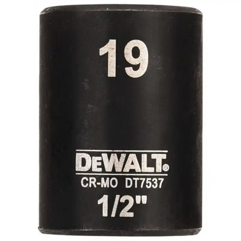 DeWALT DT7537-QZ Steckschlüssel kurz 19mm 1/2 Schlagfest Sonderangebot