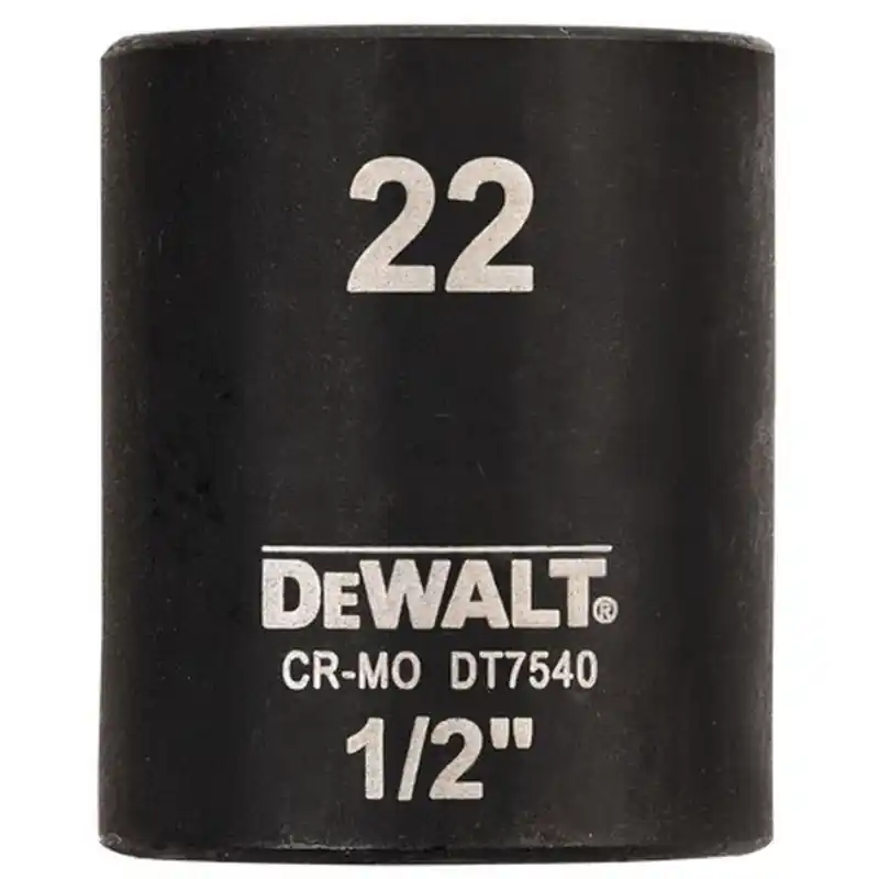 DeWALT DT7540-QZ Steckschlüssel kurz 22mm 1/2 Schlagfest Neu