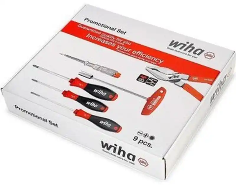 Aktuell WIHA Handwerkzeug-Satz 9-tlg. 1600A015MR