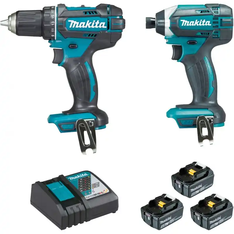 Direktkauf Makita DLX2127TJ1 Akku-Set DDF482+DTD152 Li-ion LXT 18V (3x5,0Ah+DC18RC+MAKPAC)