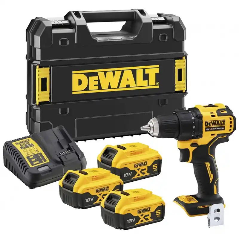 DeWALT DCD708P3T-QW Akku-Bohrschrauber (65Nm/18V/3x5Ah) Tstak Super-Preis