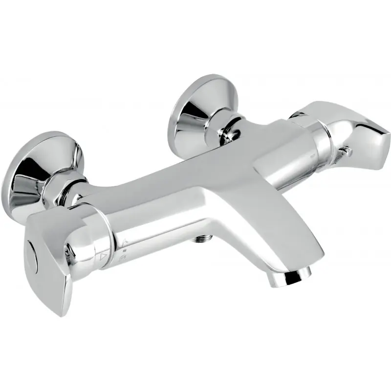 NOVASERVIS METALIA 57 Thermostat-Wannenarmatur, 150mm, Chrom 57920/1,0 Aktuell