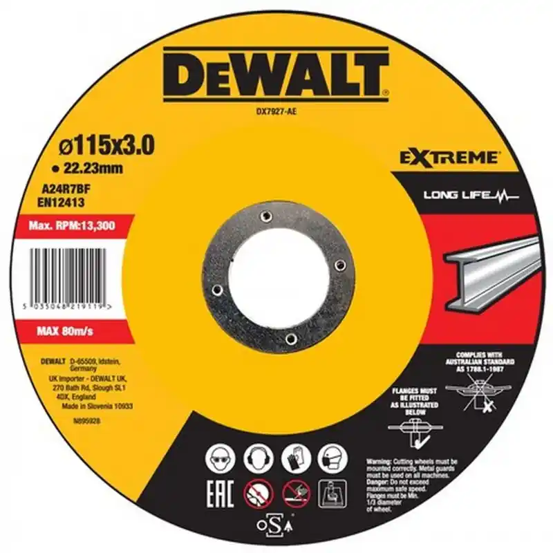 DeWALT DX7927 Trennscheibe 115x3x22,23 mm Metall Knallerangebot