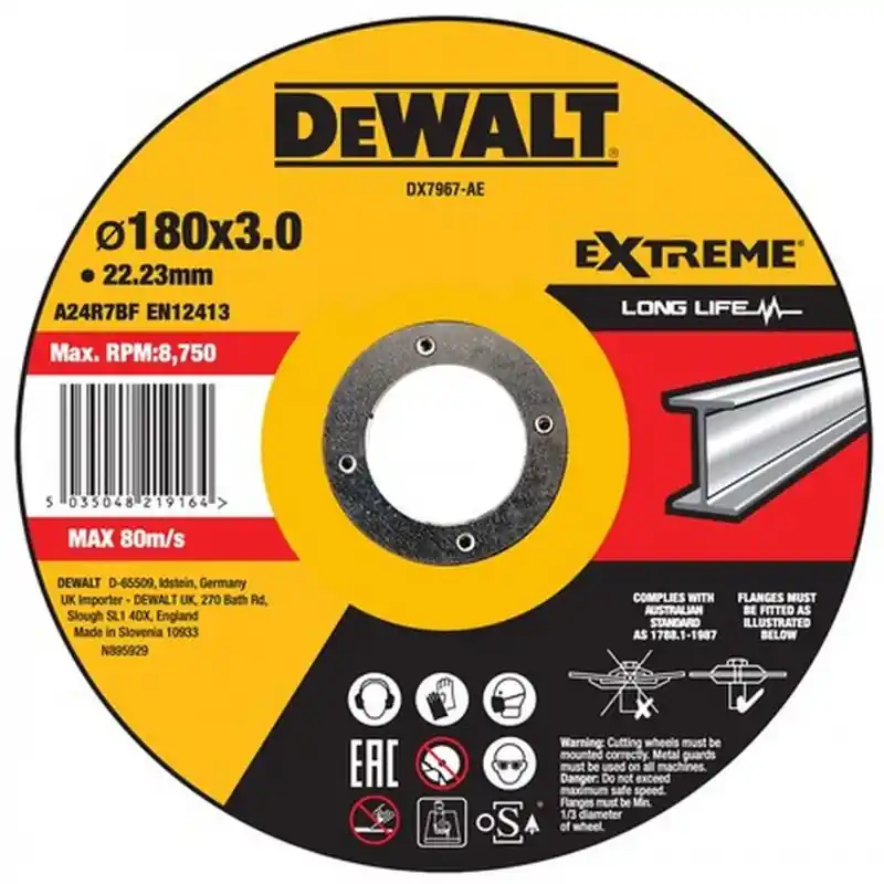 Top-Preis DeWALT DX7967 Trennscheibe 180x3x22,23 mm Metall