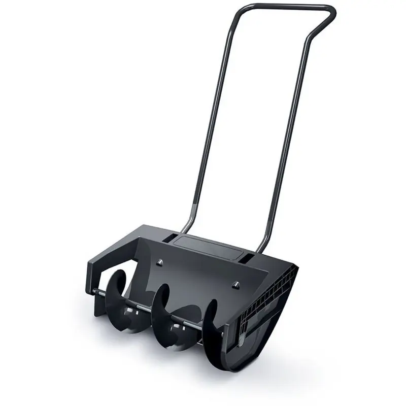 SNOW MOVER Schneepflug mit Schneckenhäcksler Schneeschieber stark, 590mm, Schwarz ILSM600 Nur Heute