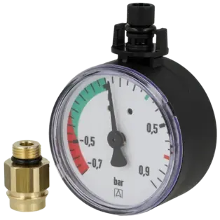Bestseller Unterdruckmanometer zu FloCo-Top-KM, 1/8" AG -0,7 - 0,9 bar 70030