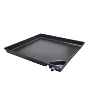 Aktuell Multifunktions-Leckagewanne 1250 x 1250 mm mit Siphon und Ablaufstutzen