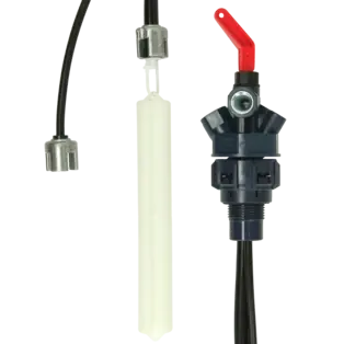 Anschlussarmatur Euroflex 3 mit Messleitung und Schwimmer 20130 Must-Have