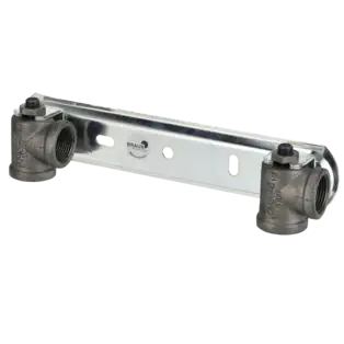 Gaszähler-Platte für Zweirohrgaszähler 3/4" schwarz Meistverkauft