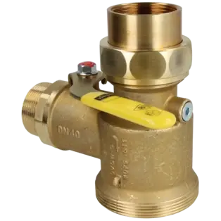 Gaszählerkugelhahn Eck 1 1/2" 527204 Ausverkauf