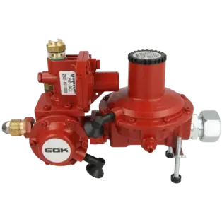 Preisreduziert Behälterregler-Kombination PS 25 bar POL x RVS 22, 50 mbar, 12 kg/h 05 247 13