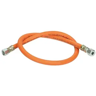 Preisreduziert Mitteldruck-Schlauchleitung Gummi PS 10 bar, G 1/4 LH-ÜM x RVS 8