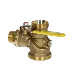 Beliebt Gaszählerkugelhahn Eck 1" AG mit GS 4 m³ 618520