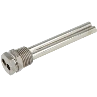 Doppel-Tauchhülse 1/2" für 2 getrennte Fühlerrohre 100 mm 005-0664 Heißes Angebot