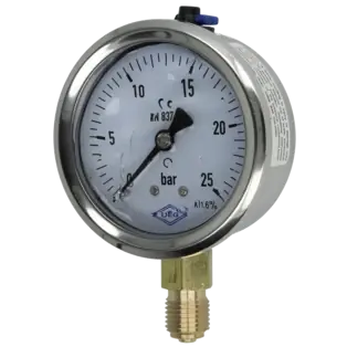 Top-Angebot Glyzerin-Manometer 1/4" radial 0 - 25 bar