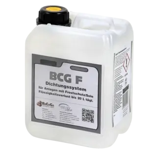 BCG F Flüssigdichter für Heizungsanlagen mit Frostschutz bei Wasserverlust bis 20 Liter Jetzt Bestellen