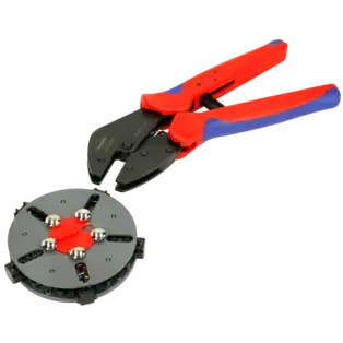 Neuheit Universal Crimpzange mit Wechselmagazin 973302