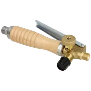 Handbrennergriff aus Holz mit langem Hebel Expressversand