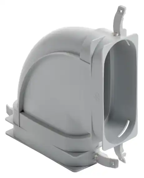 Vaillant Bogen 90° horizontal für Luftschlauch flach 52 x 132 mm 0020180838 Billig