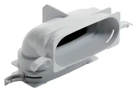 Top-Seller Vaillant Bogen 90° vertikal für Luftschlauch flach 52 x 132 mm 0020180837