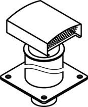 Viessmann Dachdurchführung DN 160 / DN 180, Edelstahl blank 9562054 Neuheit