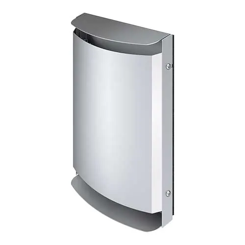 Bestpreis Viessmann Edelstahlaußenwandblende Design, ZK03629