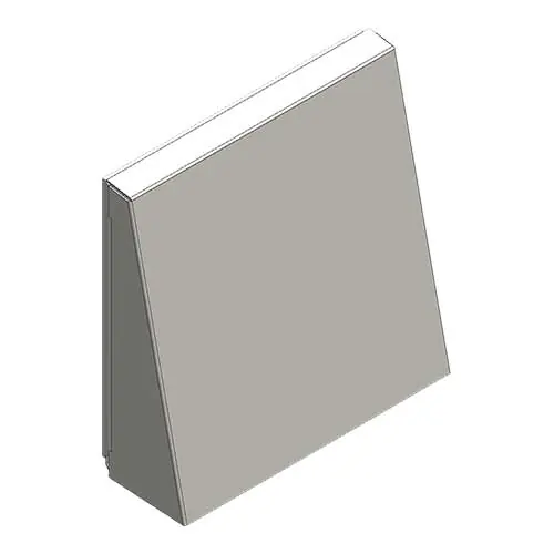 Viessmann Edelstahlaußenwandblende, ZK04639 Sonderaktion