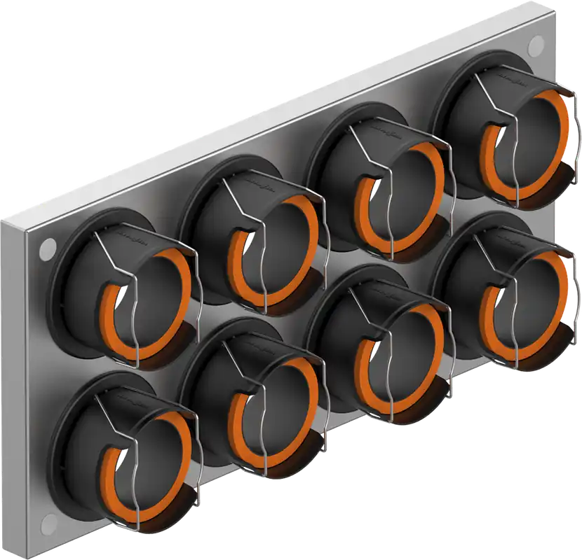 Viessmann Anschlussplatte 8-fach R75 M, (BxHxT) 470 x 227 x 74mm, 7377376 Direktkauf