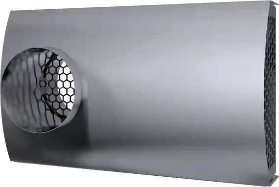 Direkt Vom Hersteller Wolf UniAir Design-Doppelgitter DN125, Edelstahl für Außen- und Fortluft 2577959