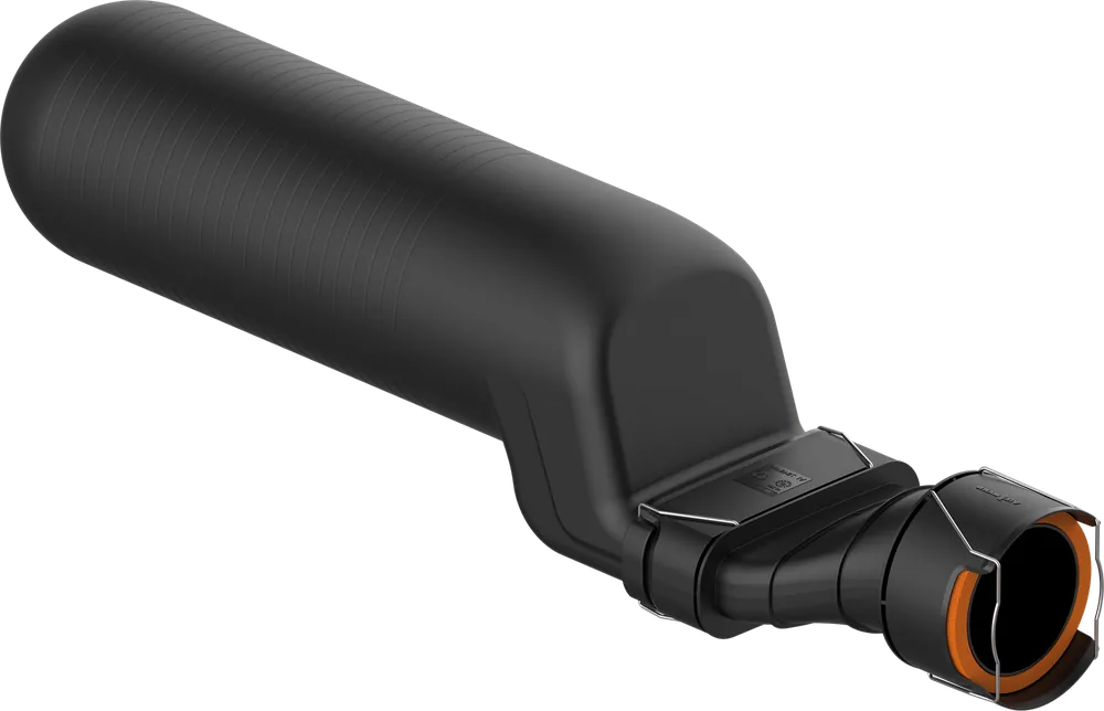 Must-Have Viessmann Luftdurchlassgehäuse gerade R90, Stutzenlänge 300 mm, 7377348
