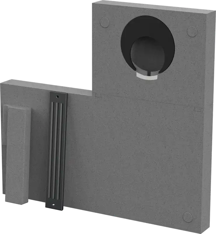 Expressversand Viessmann Montageelement für Fensterlaibung Abluft Anthrazit, 7973312
