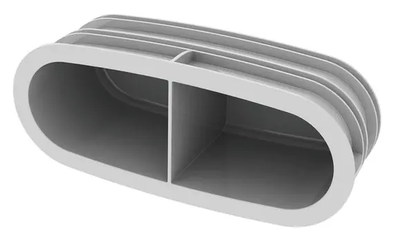 Begrenztes Angebot Vaillant Blinddeckel Anschlussstutzen flach 52x132 für Niedrigbau-Luftverteiler 0020231944