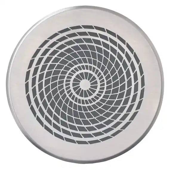 Vaillant Design Abdeckblende rund Ø 125 mm Vortex Edelstahl 0020212290 Echt
